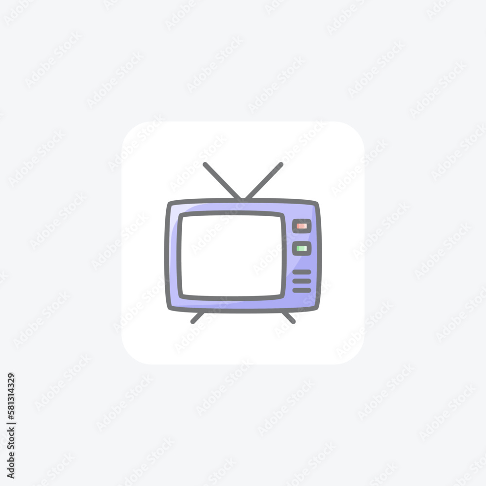 Media, television fully editable vector fill icon
Media, television fully editable vector fill icon