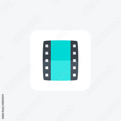 Hosting, array fully editable vector fill icon

