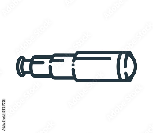 telescope nautical icon
