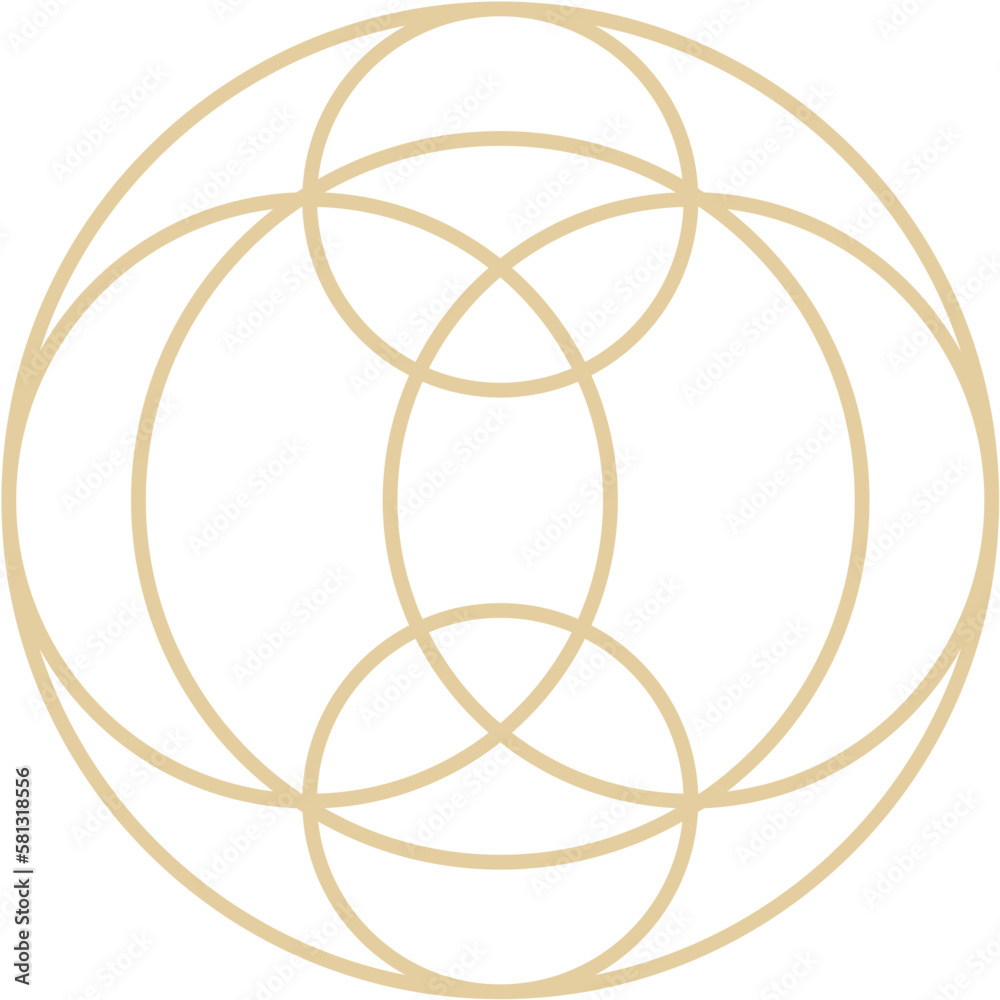 Circle Logo Outline Vector Design Circle Logo Outline Vector Design