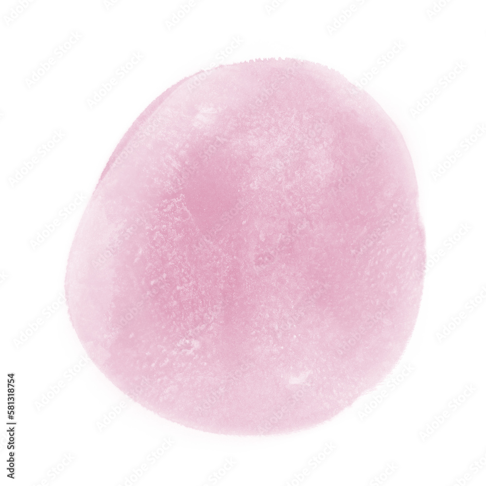 Pink Abstract Watercolor Circle Pink Abstract Watercolor Circle