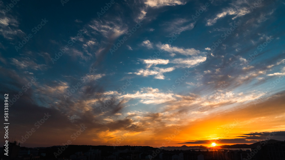 Obraz premium sunset in the sky