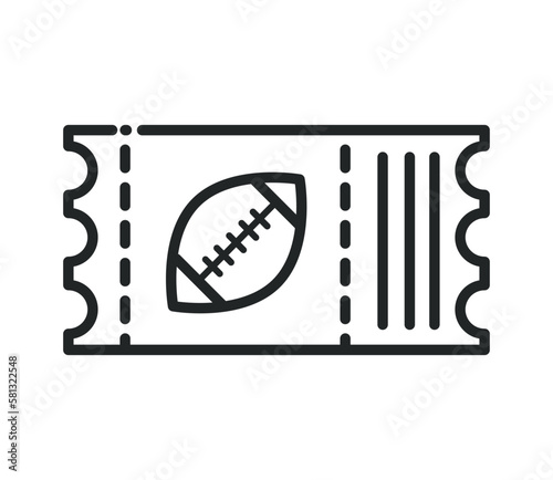 ticket american football