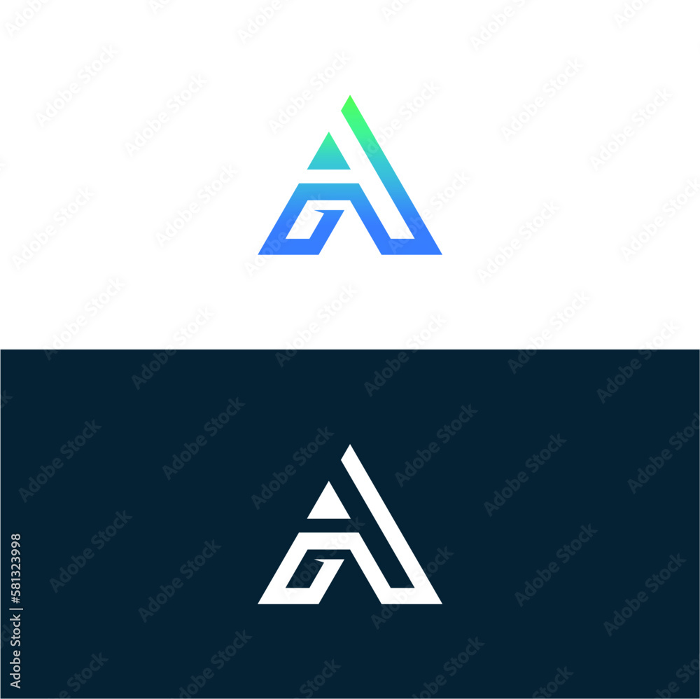 LOGO LETTER A LOGO LETTER A