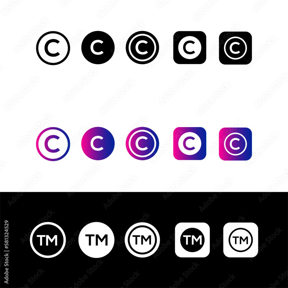 Copyright, Copyright Protection, Copyright Symbol, Copyrighted Material vector icon. Copyright, Copyright Protection, Copyright Symbol, Copyrighted Material vector icon.