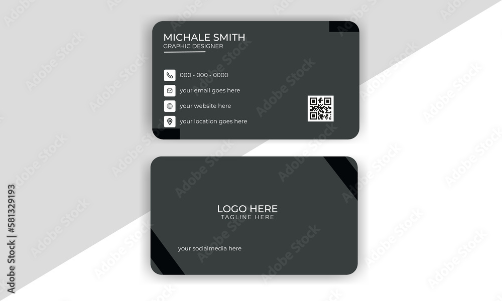 Business Card Template, Modern presentation card, Vector illustration design Business Card Template, Modern presentation card, Vector illustration design