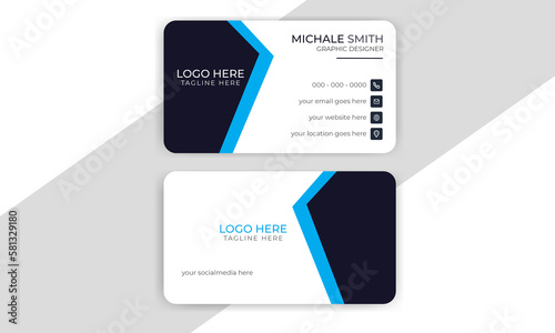 Visiting card for business and personal use, Modern Business Card - Creative and Clean Business Card Template © Graphic Vest