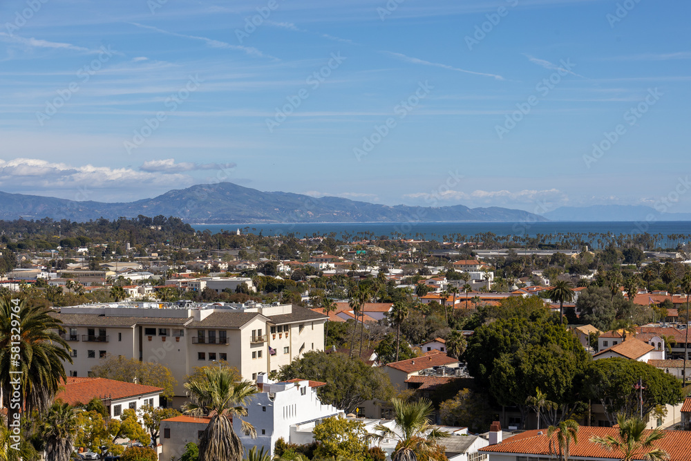 Views from the Santa Barbara courthouse