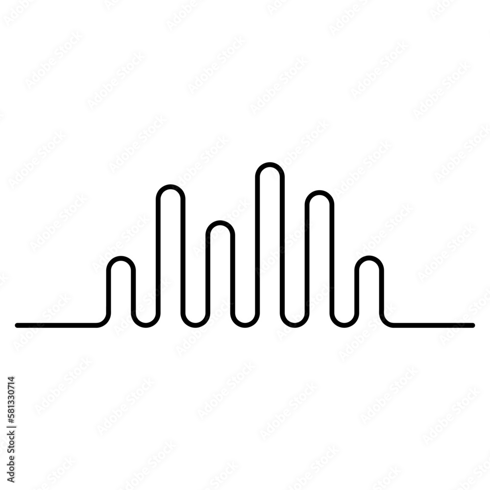 Black Audio Wave Round Black Audio Wave Round
