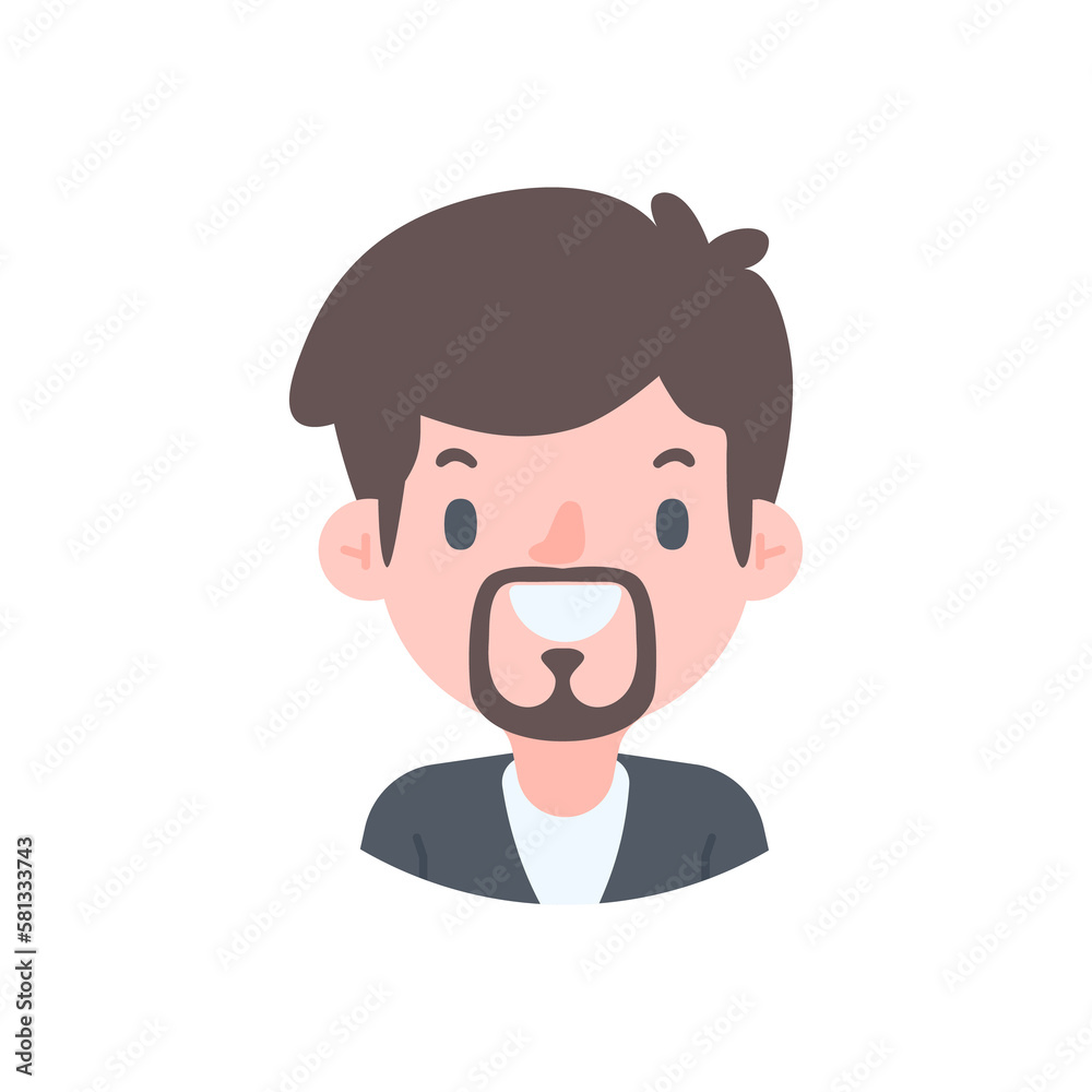 Avatar with a young face pictures of men and women of various nationalities Avatar with a young face pictures of men and women of various nationalities