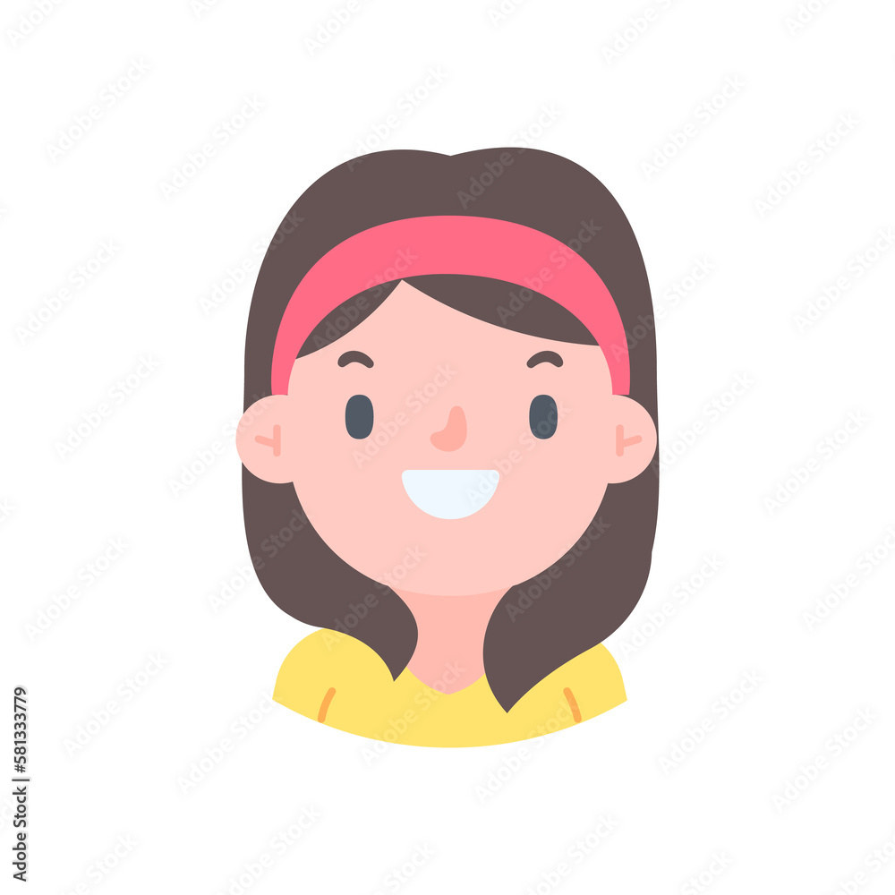 Avatar with a young face pictures of men and women of various nationalities Avatar with a young face pictures of men and women of various nationalities