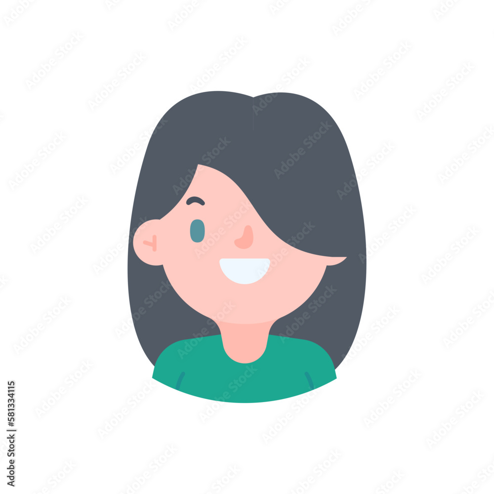 Avatar with a young face pictures of men and women of various nationalities Avatar with a young face pictures of men and women of various nationalities