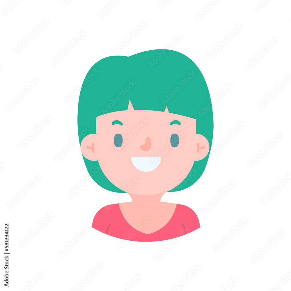 Avatar with a young face pictures of men and women of various nationalities Avatar with a young face pictures of men and women of various nationalities