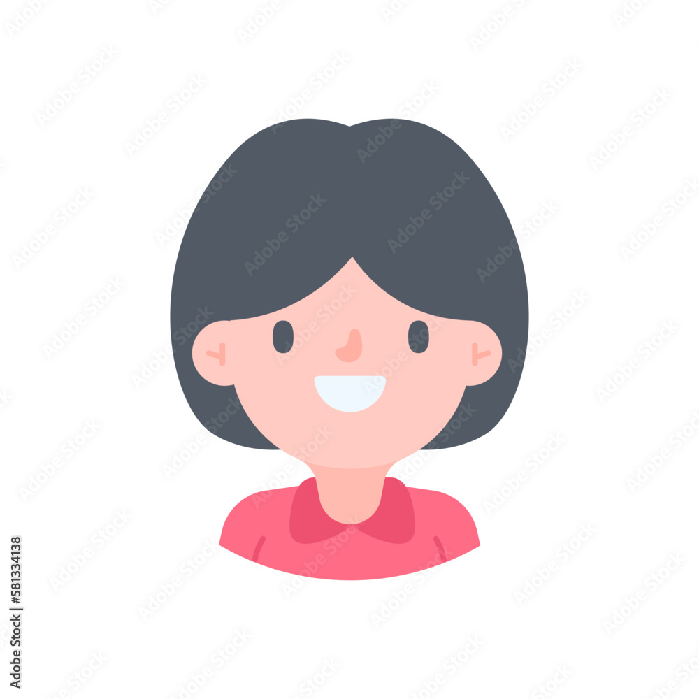 Avatar with a young face pictures of men and women of various nationalities Avatar with a young face pictures of men and women of various nationalities