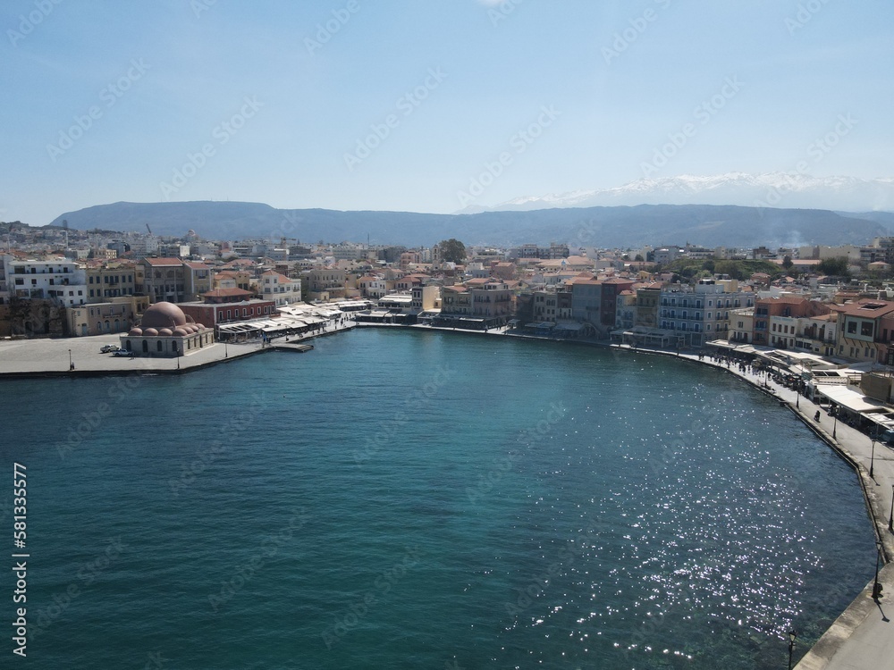 Chania old Harbor from above