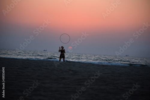 Hoopa Hula Ring - Dance on the beach 