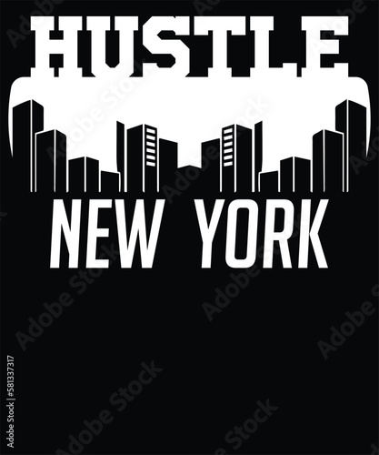 Hustle New York t-shirt design