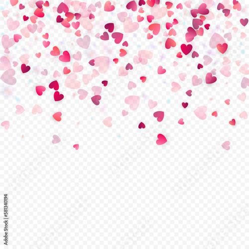 Fototapeta Naklejka Na Ścianę i Meble -  heart love 14th valentine vector pink wedding