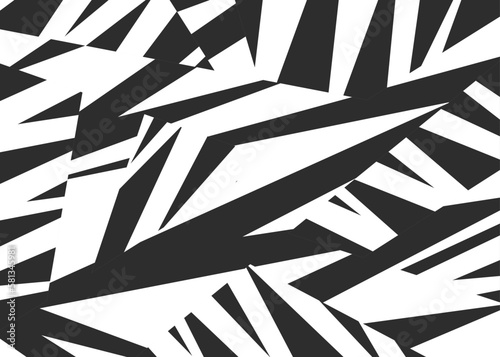 Abstract background with irregular stripe and zigzag line pattern. Abstract raw and irregular stripes pattern
