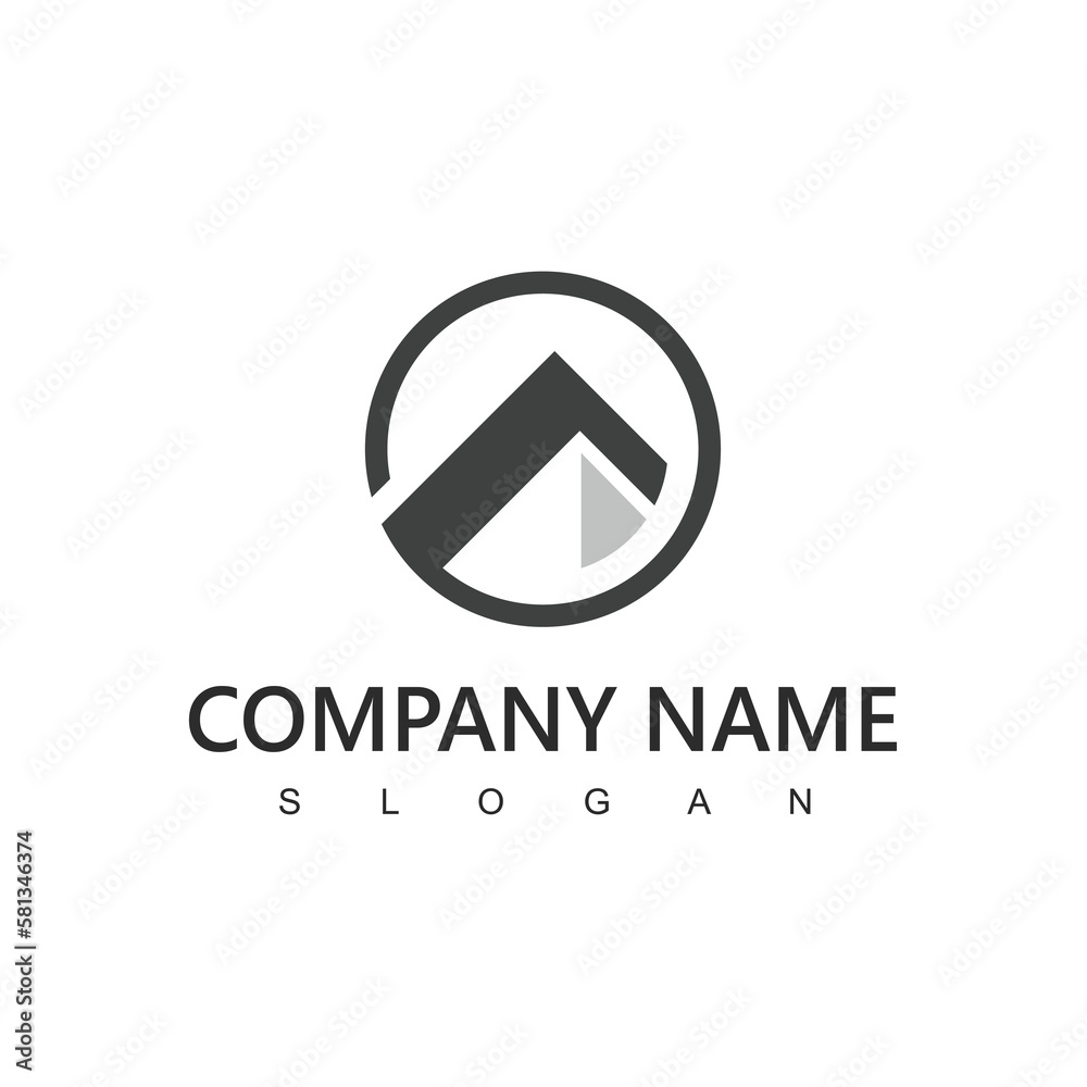Real Estate Logo, Home Design Illustration Real Estate Logo, Home Design Illustration