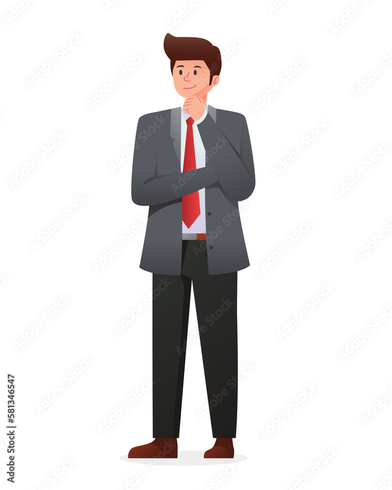 man in suit. businessman illustration man in suit. businessman illustration