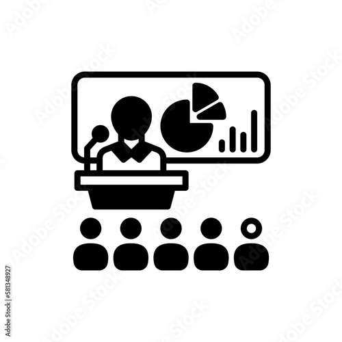 Seminar icon in vector. illustration