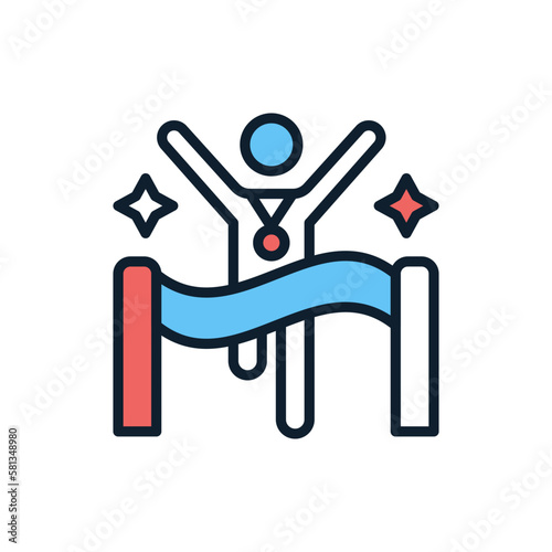 Success icon in vector. illustration