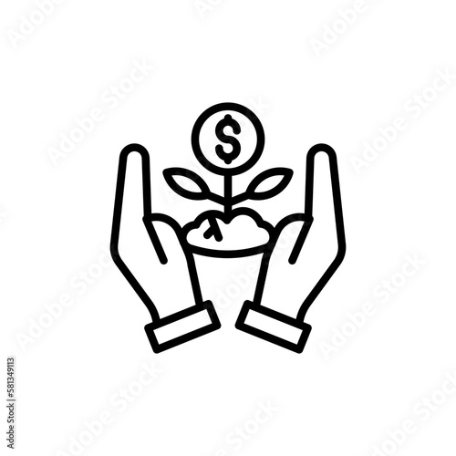 icon iBenevolence n vector. illustration