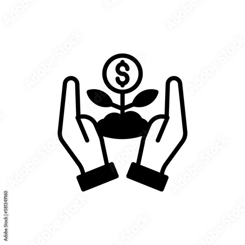 icon iBenevolence n vector. illustration