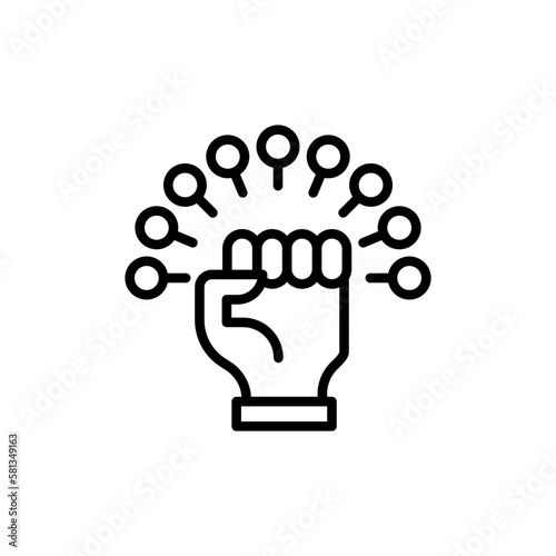 Autonomy icon in vector. illustration