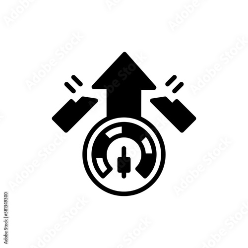 Breaking Limits icon in vector. illustration