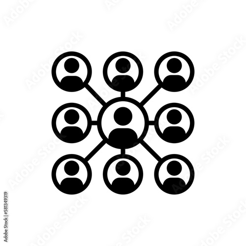 Sharing icon in vector. illustration
