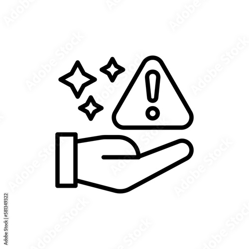 Failure Lesson icon in vector. illustration