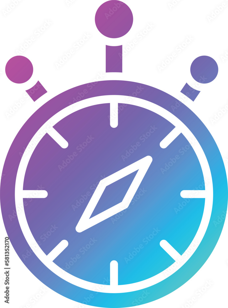 Stopwatch Vector Icon Design Illustration Stopwatch Vector Icon Design Illustration