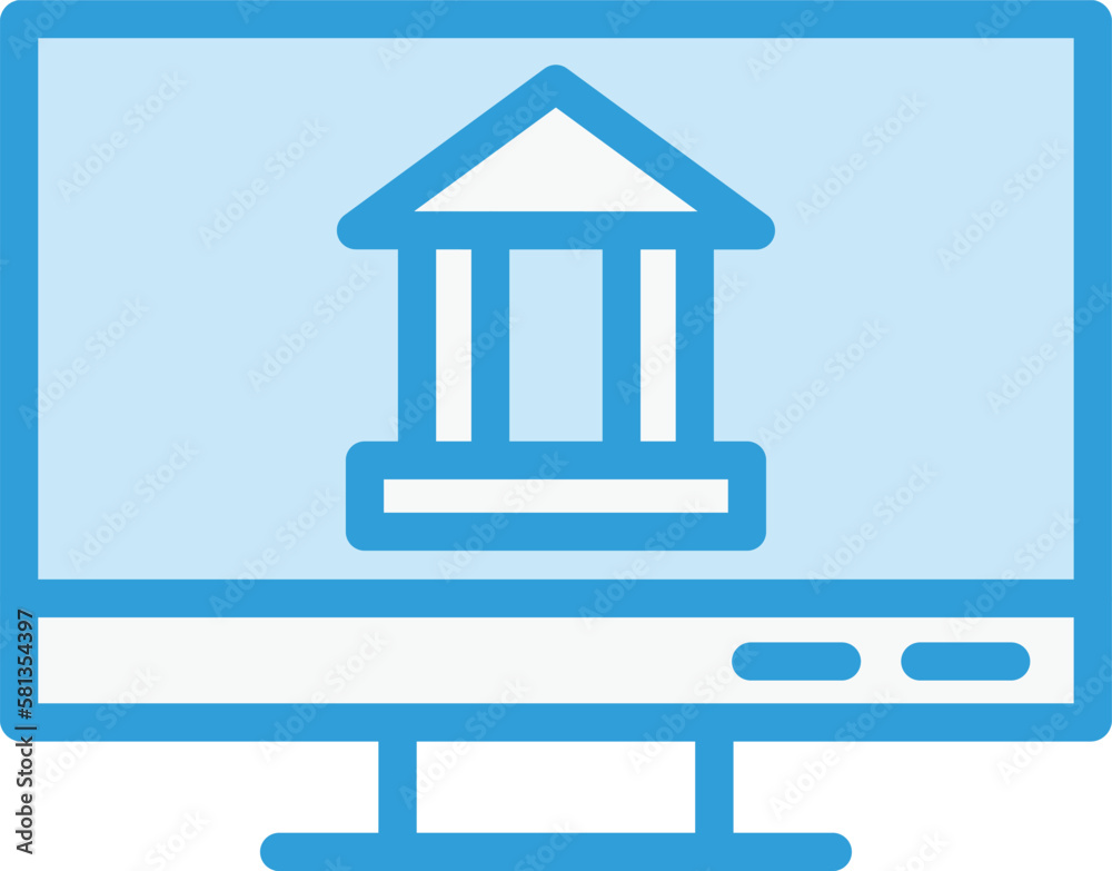 Online banking Vector Icon Design Illustration Online banking Vector Icon Design Illustration