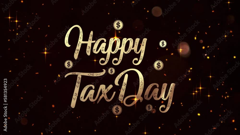 Tax Day Fireworks: An Animated Background with Explosions and Starry Sparkles to Celebrate the Occasion Tax Day Fireworks: An Animated Background with Explosions and Starry Sparkles to Celebrate the Occasion