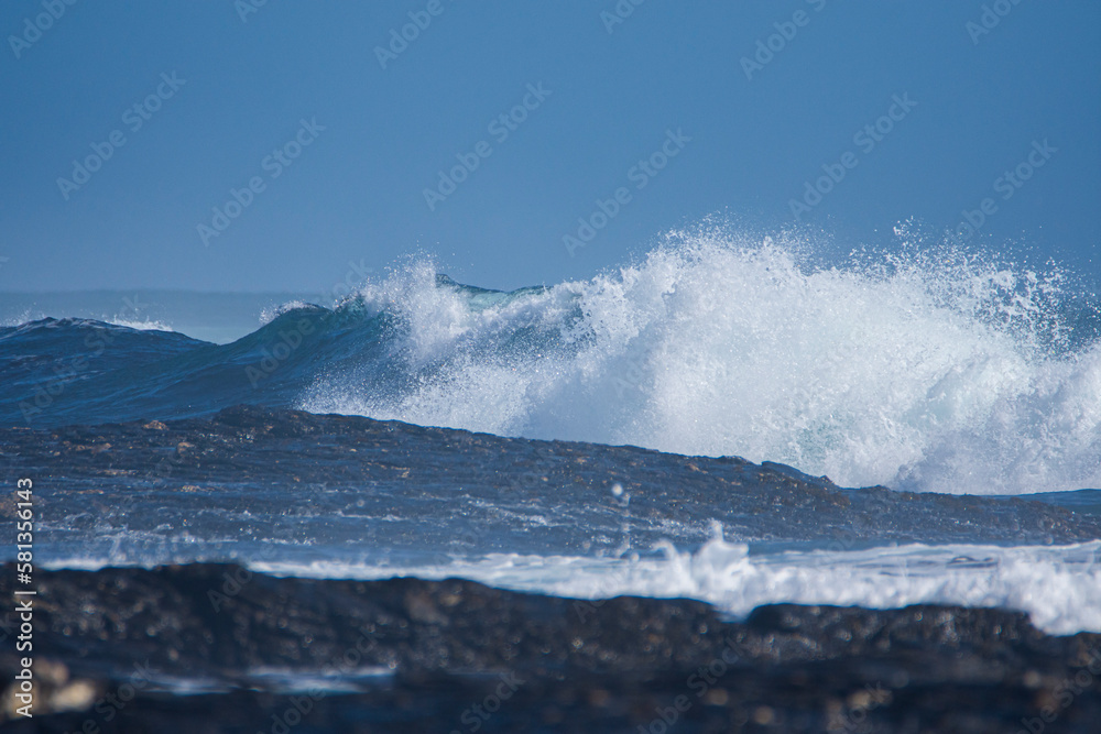 Atlantic Ocean coast near Luderitz town in Namibia Atlantic Ocean coast near Luderitz town in Namibia
