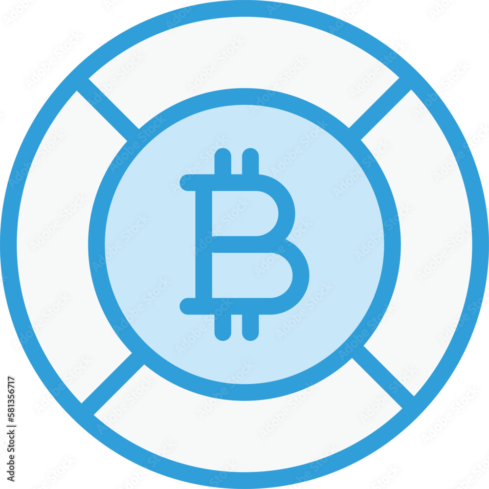 Bitcoin Vector Icon Design Illustration Bitcoin Vector Icon Design Illustration