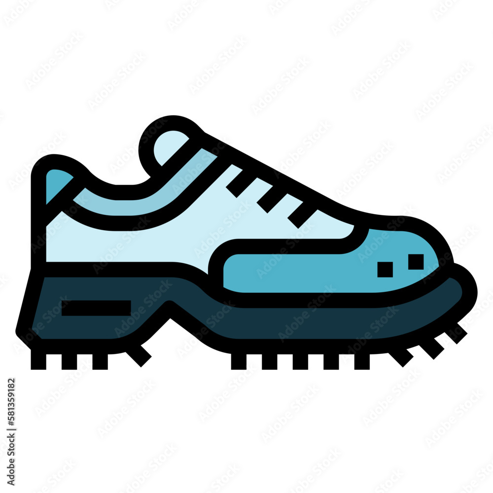 golf shoe filled outline icon style golf shoe filled outline icon style