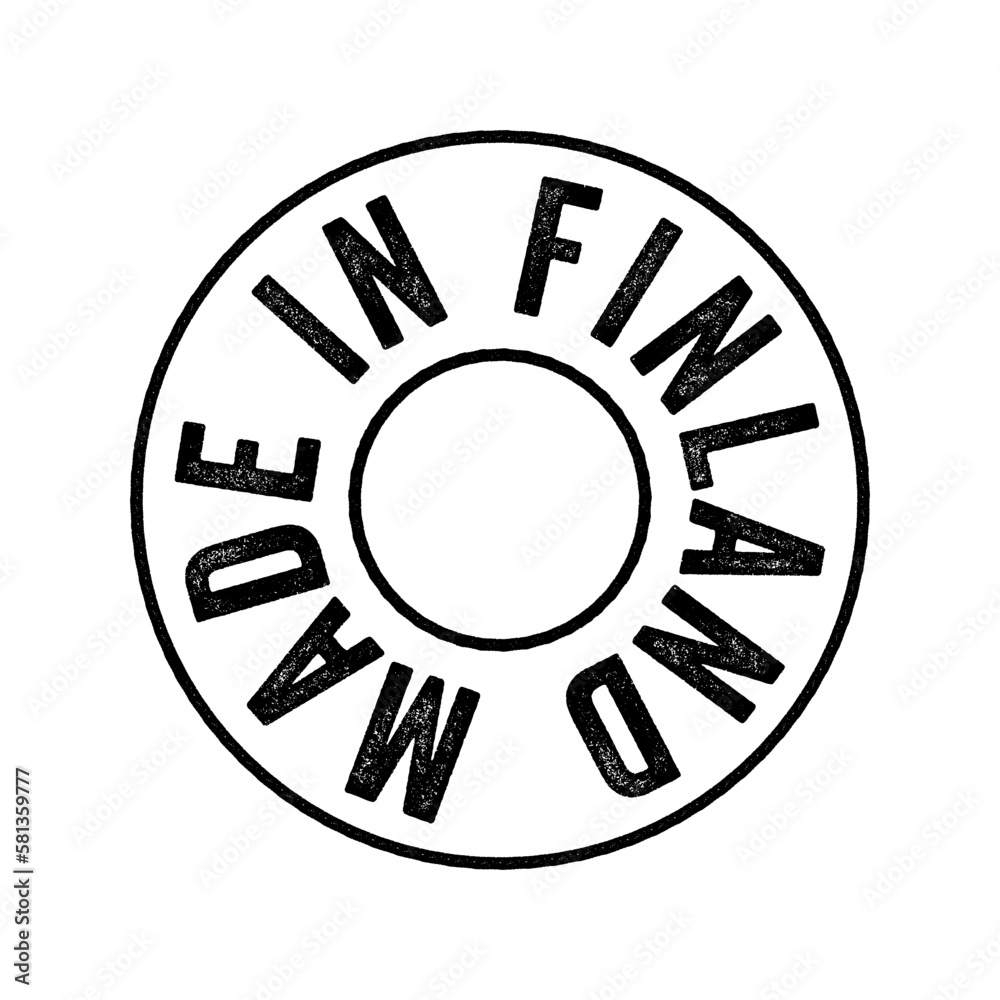 Made in Finland text emblem stamp, concept background Made in Finland text emblem stamp, concept background