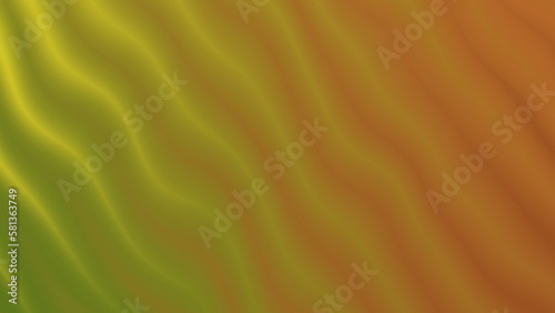 Yellow color gradient wavy pattern background. 2D layout illustration
