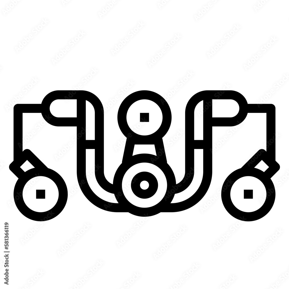 underwater camera line icon style underwater camera line icon style