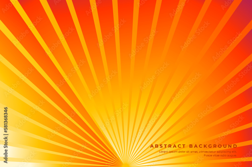 Obraz premium Gradient line sunset background