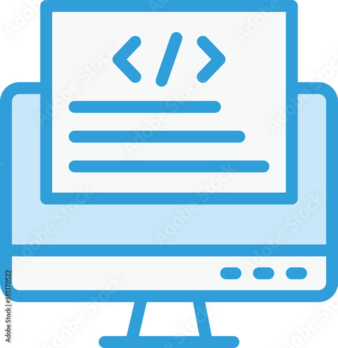 Front end Vector Icon Design Illustration