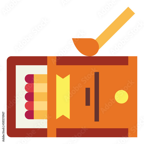 matches flat icon style