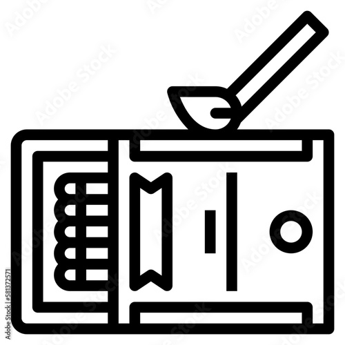 matches line icon style