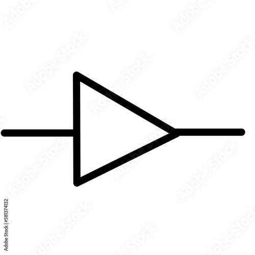 Logic gates symbols. Electrical icon.circuit icon