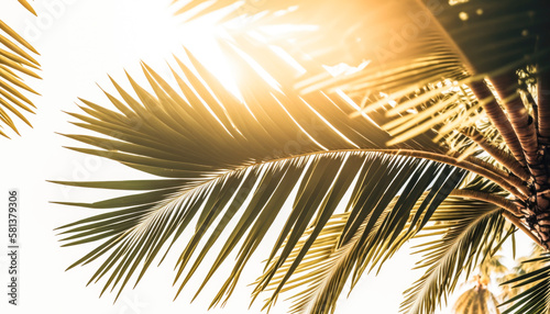 Summer holiday concept with summertime fun and activities in the perfect travel vacation in the sunshine