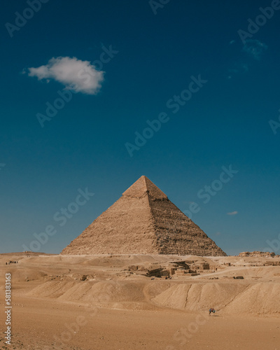 One of the great pyramids in Giza, Egypt