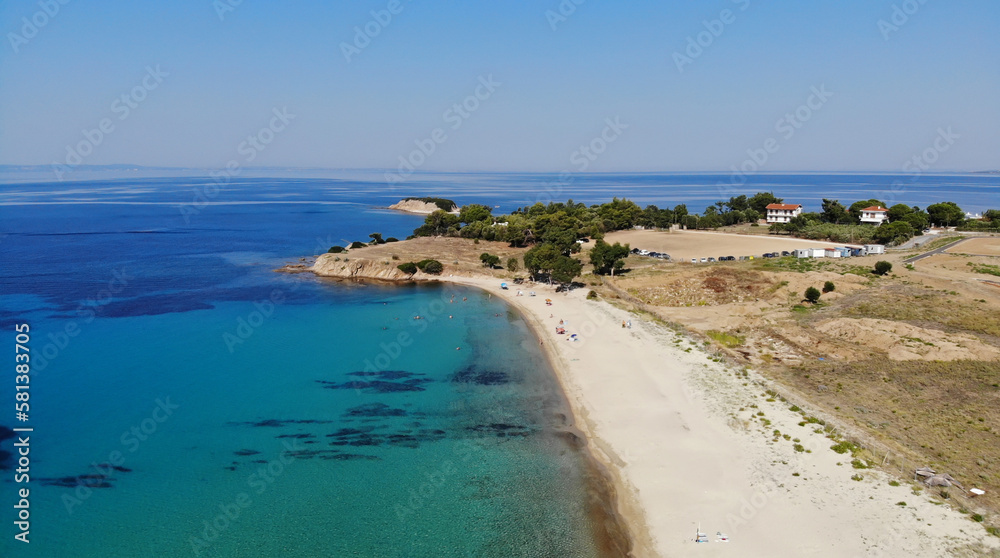 View from the beach, Nikiti - Greece View from the beach, Nikiti - Greece